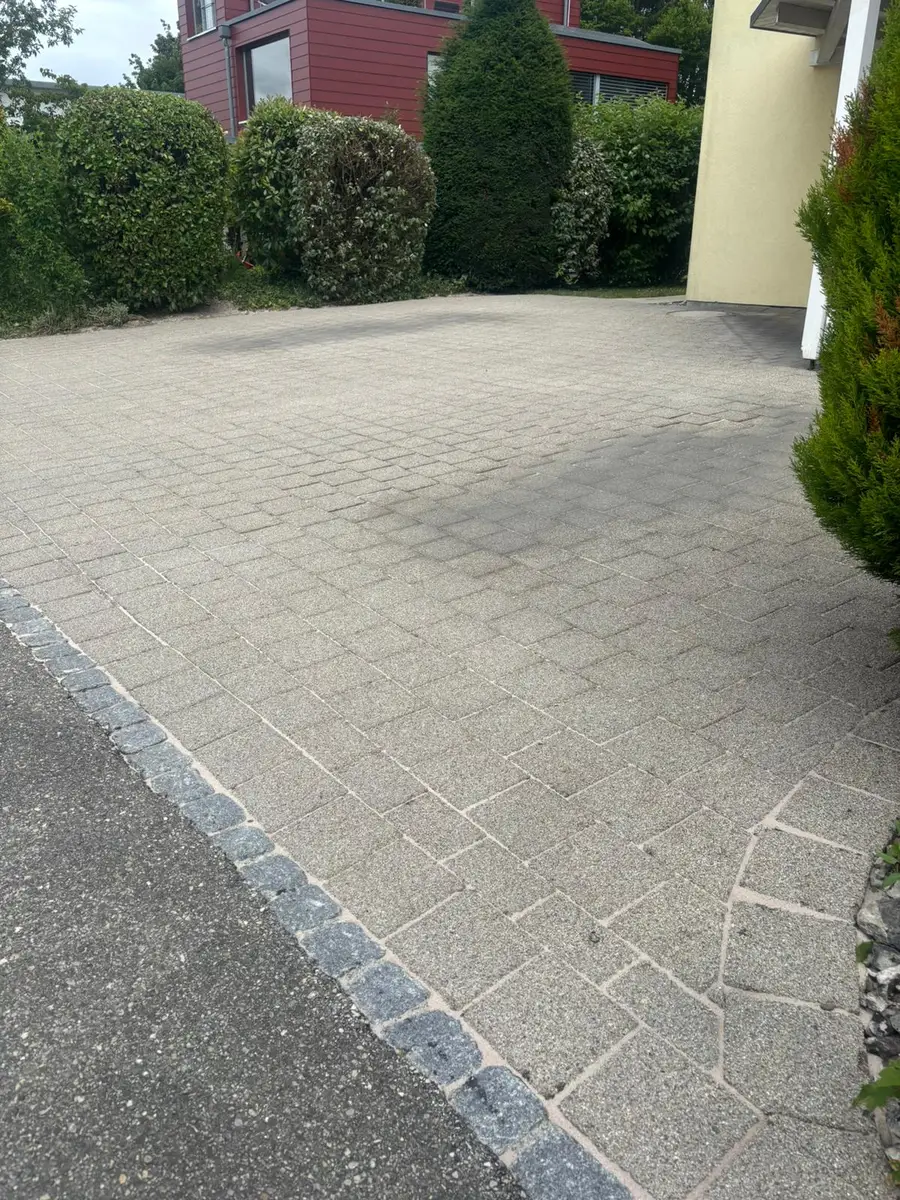 Betonverbundsteine nach der Reinigung