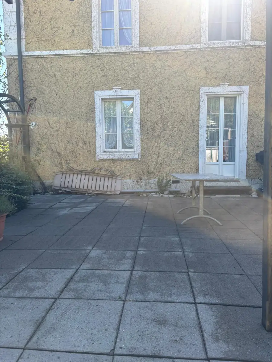 Sitzplatz nach der Reinigung
